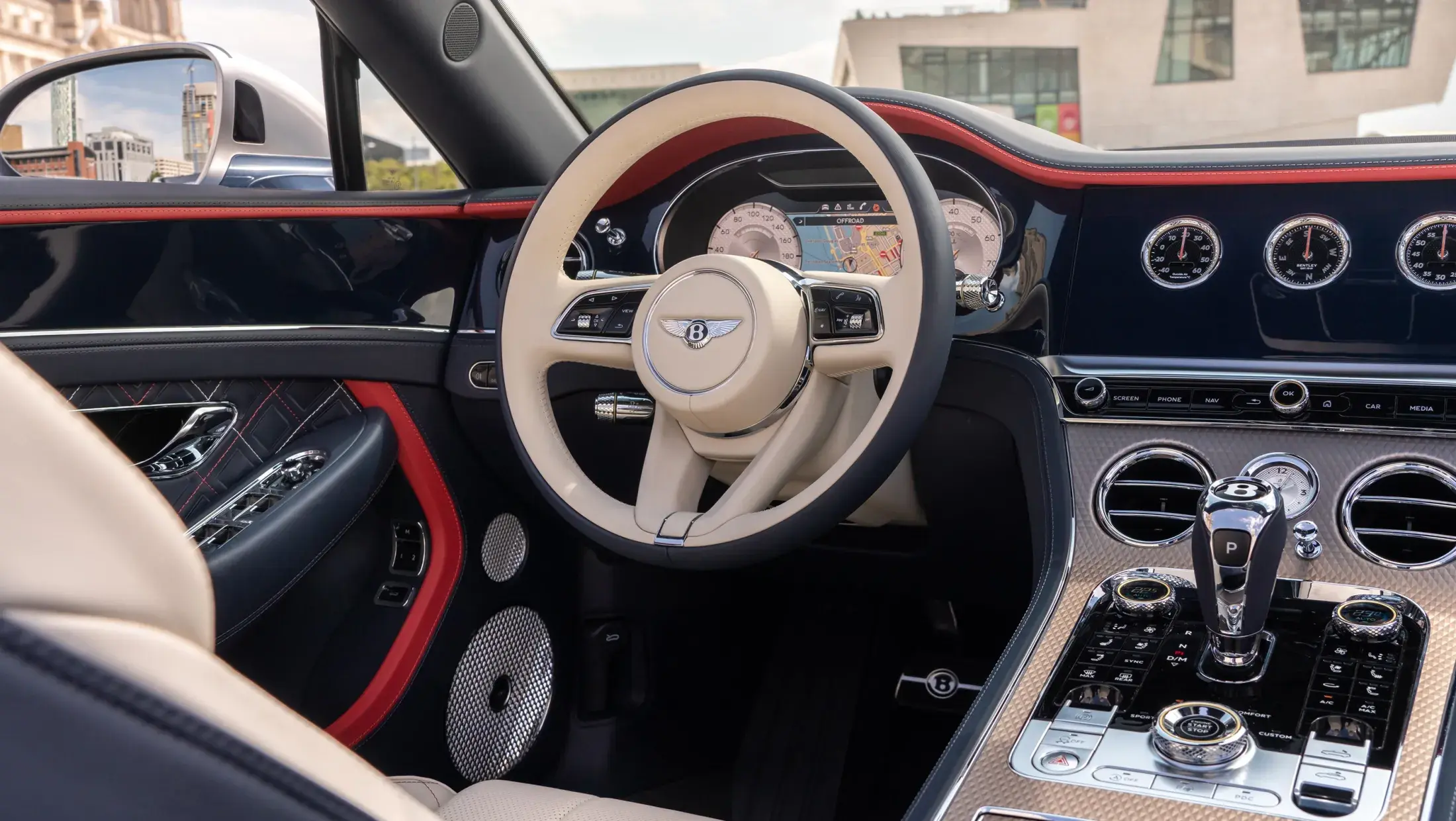 bentley Continental GT interieur